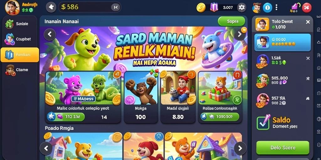 Tampilan antarmuka yang menarik dan mudah digunakan.