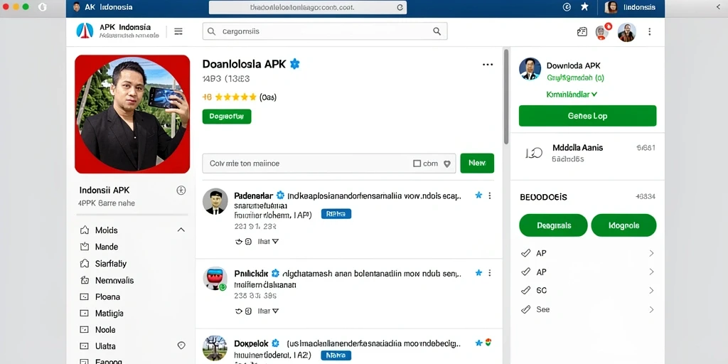 Tampilan awal aplikasi 62VIP yang menarik.