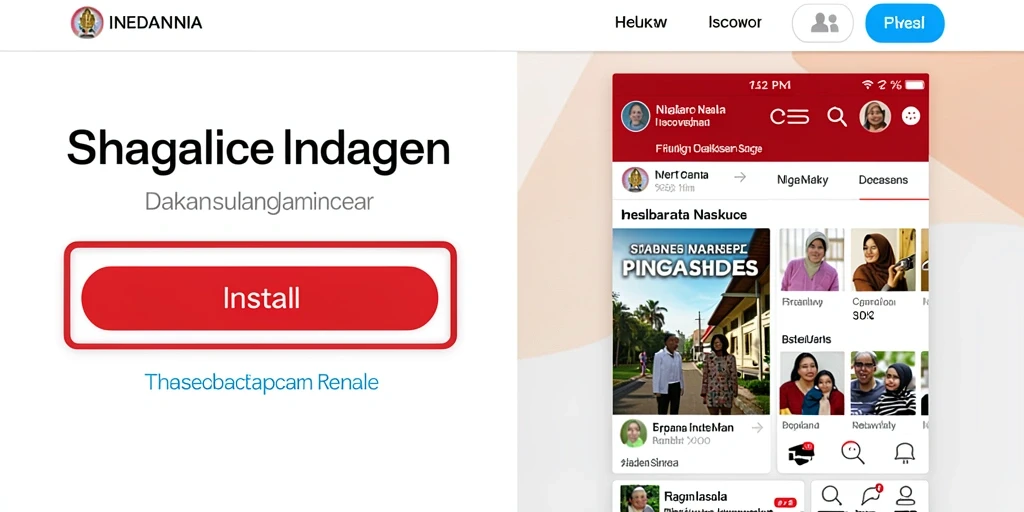 Tampilan antarmuka pengguna yang menarik.