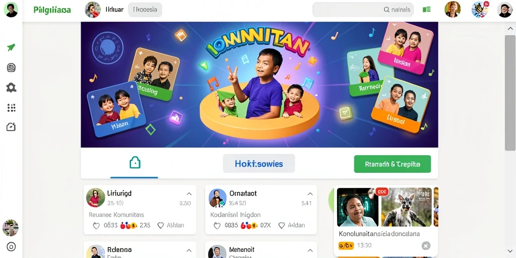 Tampilan utama yang sederhana dan intuitif.