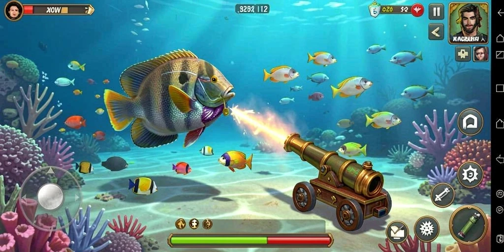 Screenshot menampilkan grafis yang memukau dan gameplay yang seru.